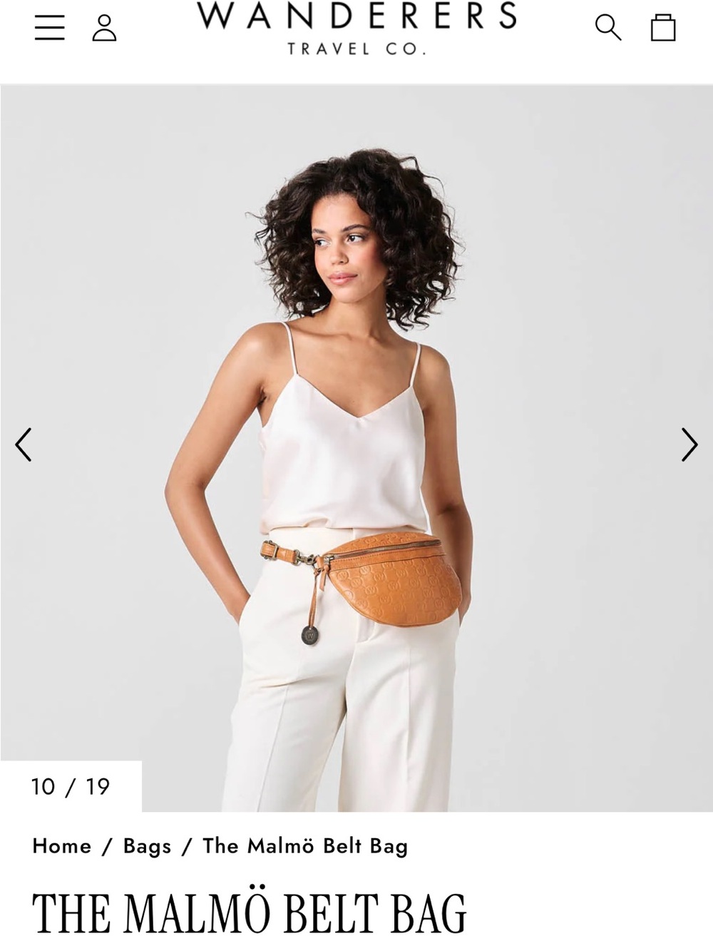 Wanderers Leather Belt Bag